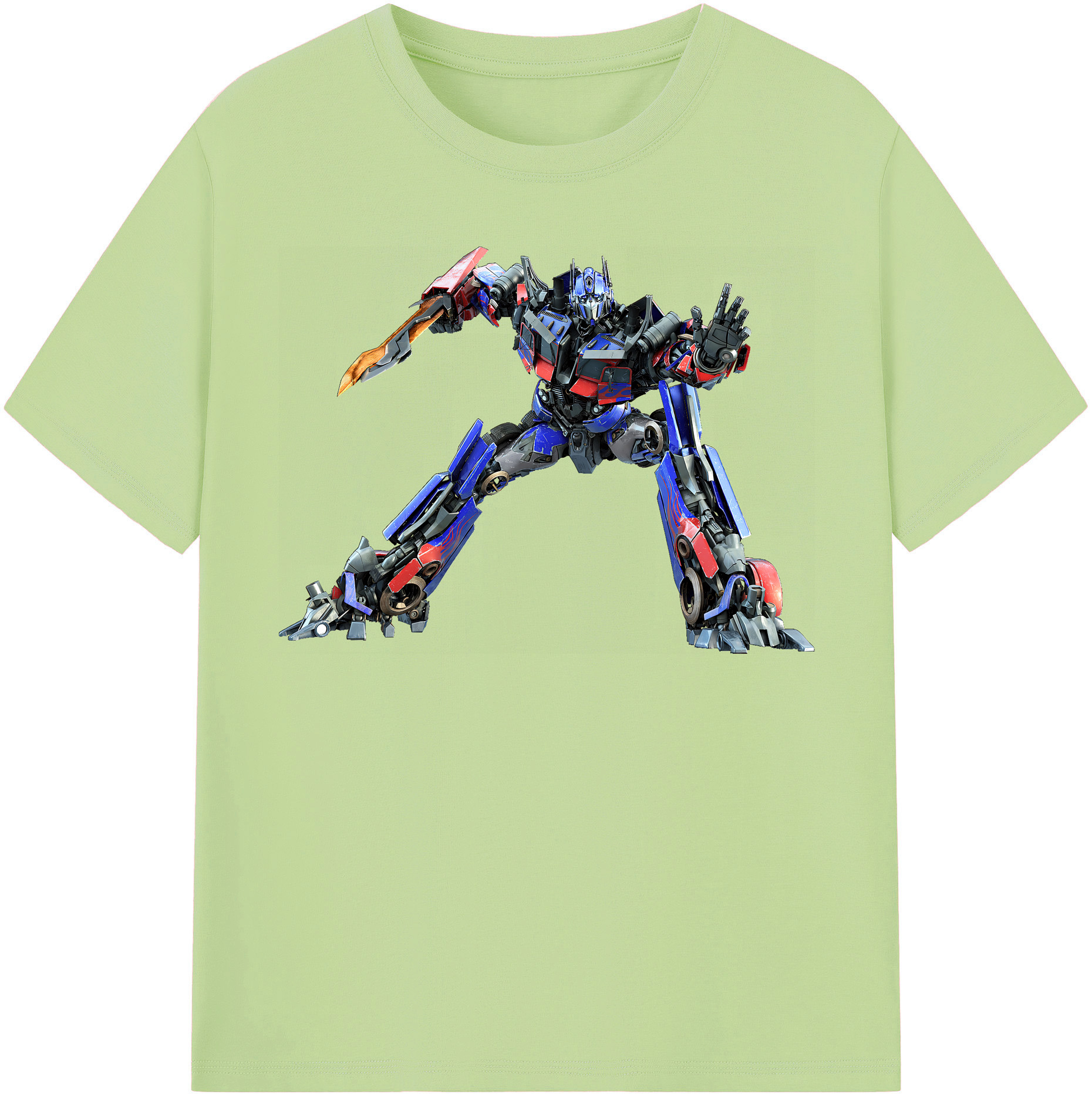 （画像用） Transformers トランスフォーマー 綿100％半袖Tシャツ（フロントプリント）